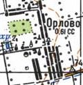 Топографічна карта Орлового