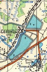 Topographic map of Solontsi