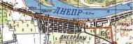 Топографічна карта Дніпрянів