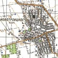 Топографічна карта Новотроїцького