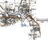 Топографічна карта Сиваського