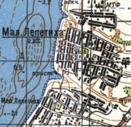 Топографічна карта Малої Лепетихи
