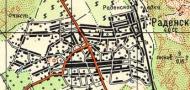 Топографическая карта Раденска
