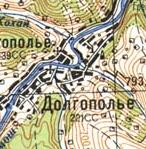 Топографічна карта Довгопілля