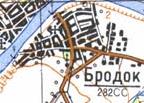 Топографическая карта Бродка