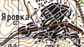 Топографічна карта Ярівки