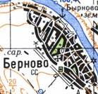 Топографічна карта Бернового