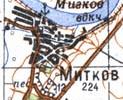 Топографічна карта Миткового