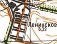 Топографічна карта Ленінського
