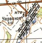 Топографічна карта Червоного