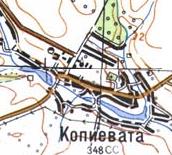 Топографическая карта Копиеваты