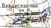 Топографическая карта Владиславчика