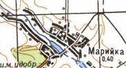 Топографічна карта Марійки