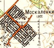 Topographic map of Moskalenky