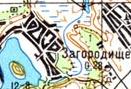 Topographic map of Zagorodysche