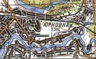 Топографическая карта Юрковки