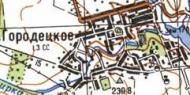 Топографічна карта Городецького