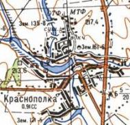 Топографічна карта Краснопілки