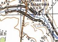 Топографическая карта Сердеговки