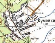 Топографічна карта Кумейок