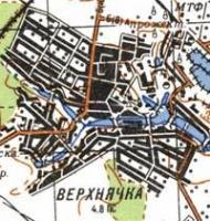 Topographic map of Verkhnyachka