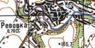Топографічна карта Ревівки