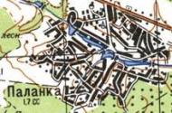 Топографическая карта Паланки