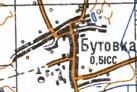 Топографическая карта Бутовки
