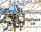 Topographic map of Schurivka