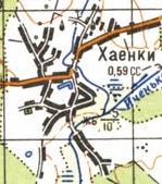 Topographic map of Khayenky