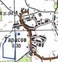 Топографическая карта Тарасова