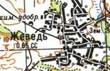Топографічна карта Жеведі