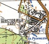 Топографічна карта Шестовиці
