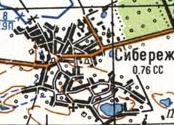 Топографическая карта Сибережа