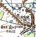 Топографічна карта Великого Дирчиного