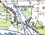Топографическая карта Пивневщины