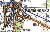 Топографічна карта Количівки