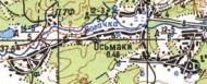 Топографічна карта Осьмаків