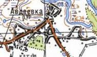 Topographic map of Avdiivka