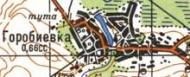 Топографічна карта Горобіївки