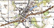 Топографічна карта Українського