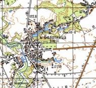 Топографічна карта Болотниці