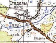 Топографічна карта Стодолів
