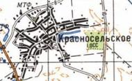 Топографічна карта Красносільського