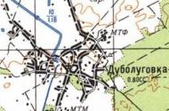Топографічна карта Дуболугівки