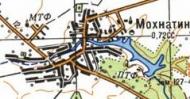 Топографическая карта Мохнатина