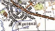 Топографічна карта Жуківки