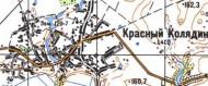 Топографічна карта Красного Колядиного
