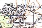 Topographic map of Lyulyntsi