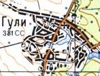 Топографічна карта Гулів